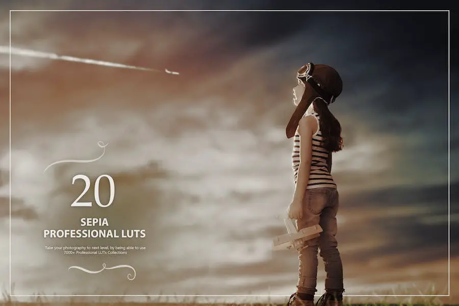 Pack de 20 LUTs sépia -