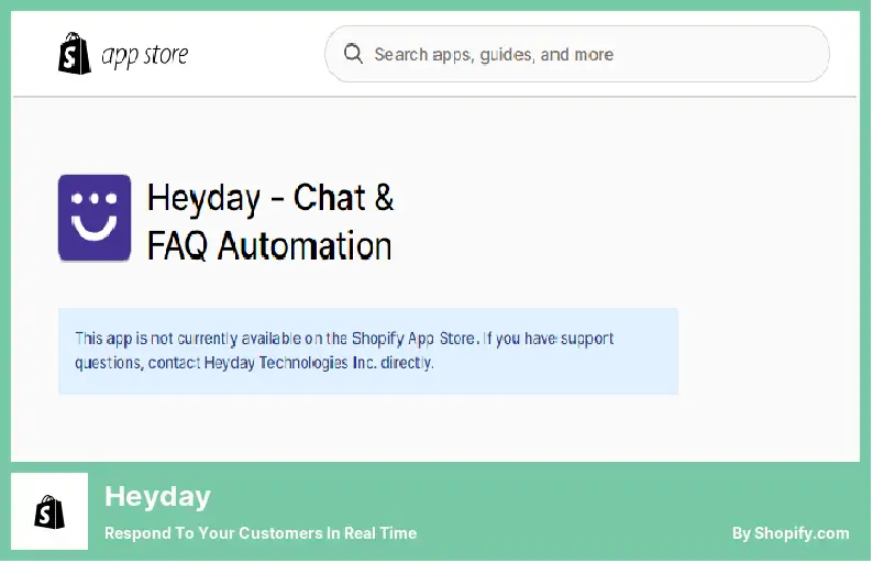 Heyday - Tanggapi Pelanggan Anda secara Real Time