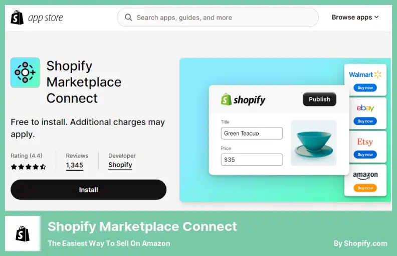 Shopify Marketplace Connect - أسهل طريقة للبيع على أمازون