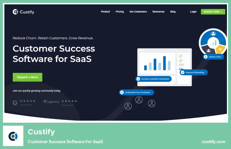 Custify: software de éxito del cliente para SaaS