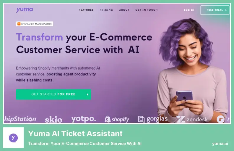 Asisten Tiket Yuma AI - Ubah Layanan Pelanggan E-Commerce Anda dengan AI