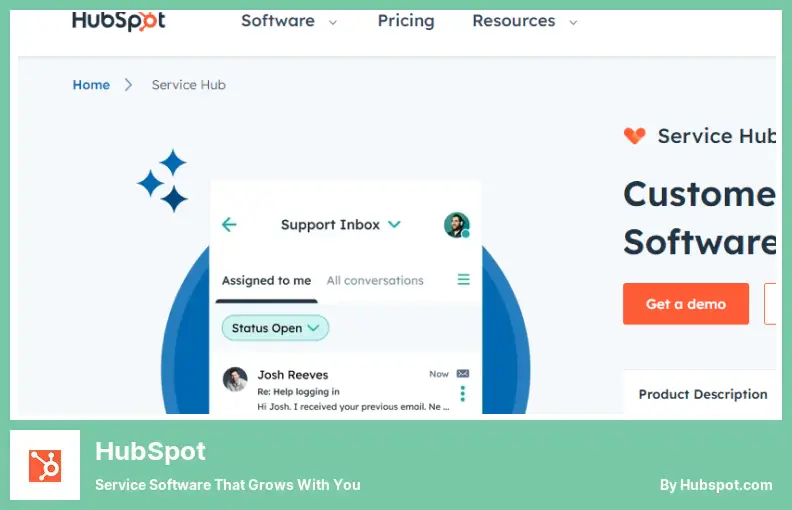 HubSpot: software de servicio que crece contigo