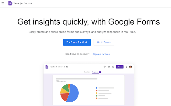 Generatore di sondaggi di Google Forms