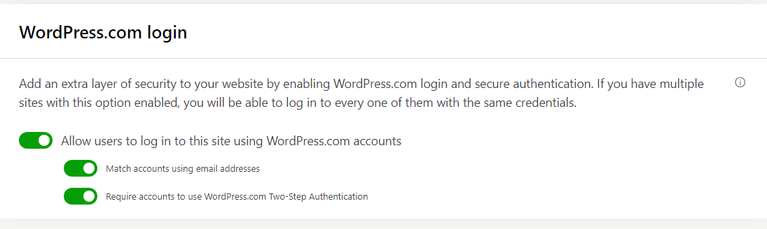 WordPress.com で 2 要素認証を有効にする