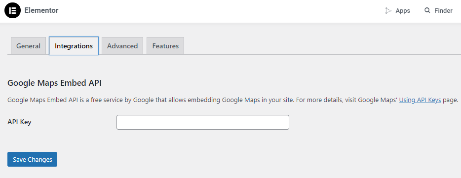 Google Maps-API