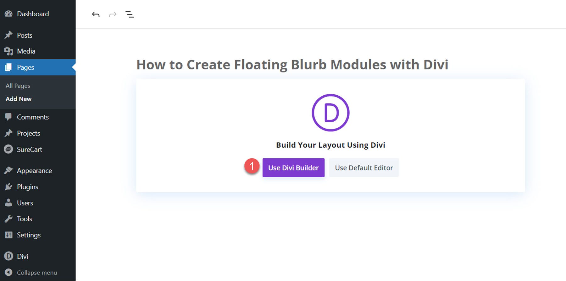 如何使用 Divi 创建浮动 Blurb 模块 使用 Divi Builder