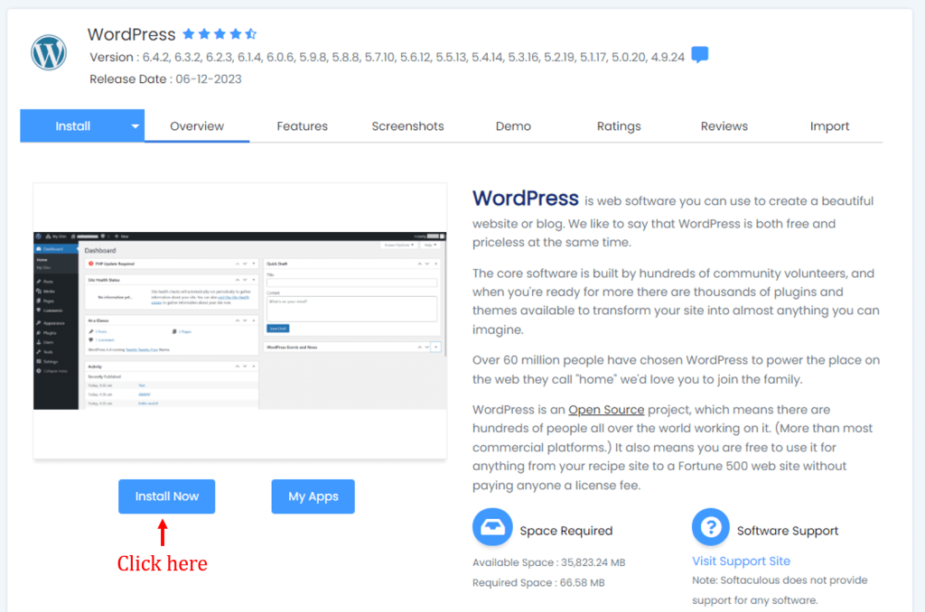 Instal WordPress