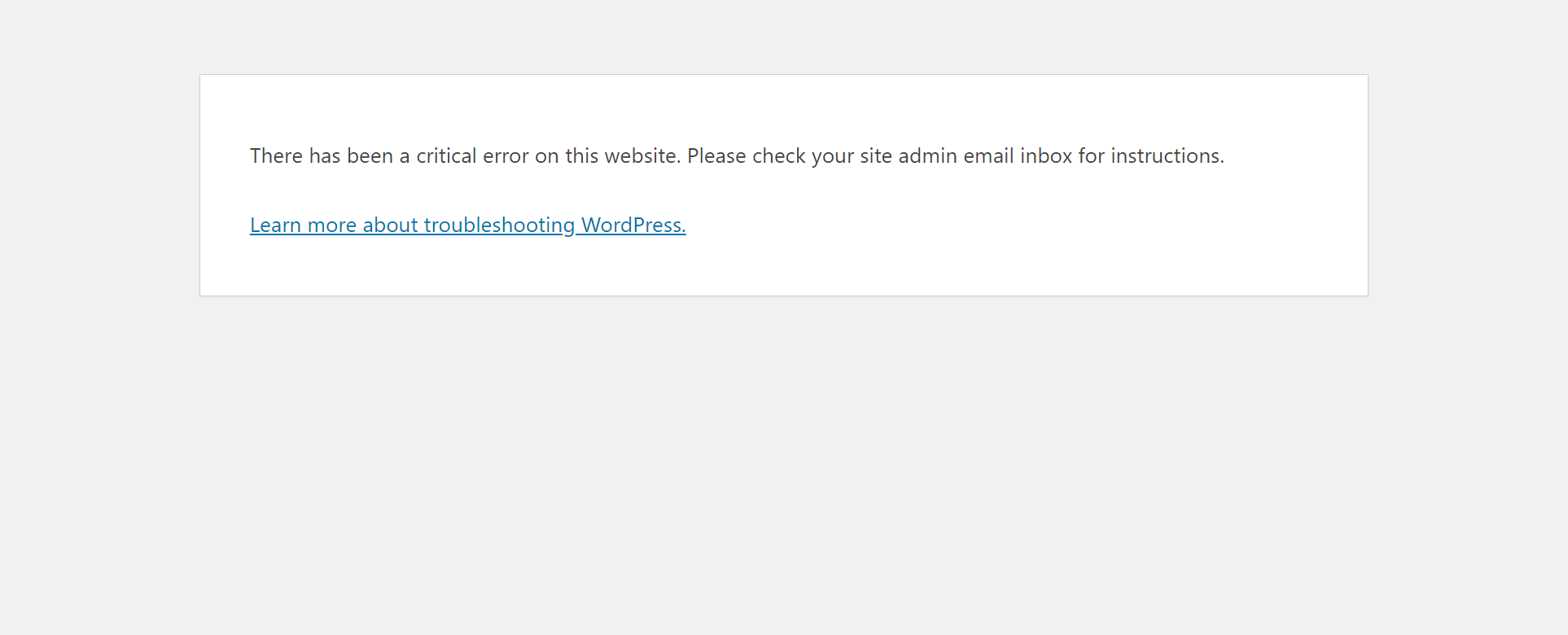 โหมดการกู้คืน WordPress มักเกิดขึ้นจากหน้าจอสีขาวของ WordPress