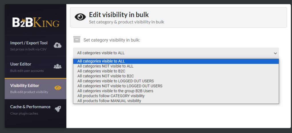 editor visibilitas