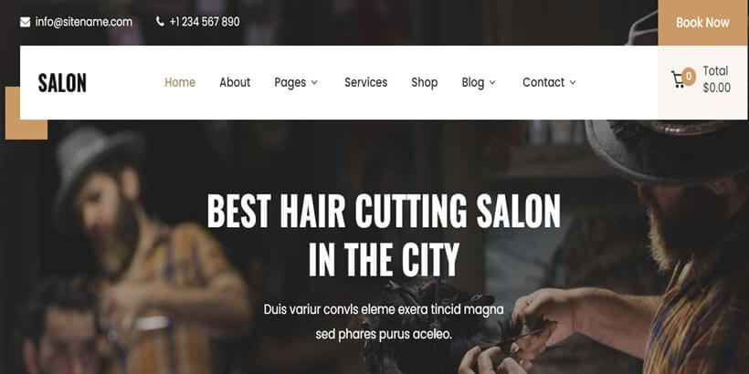 SKT-Salon-En İyi-Ücretsiz-Kuaför-Salon-WordPress-Temalar