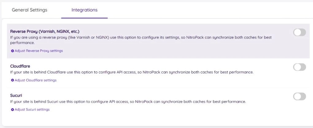 Интеграция NitroPack