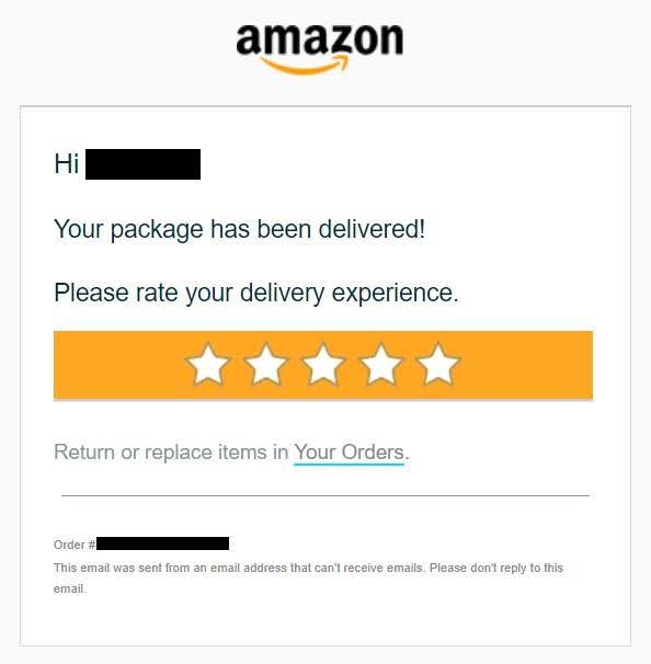 Beispiel für ausgelöstes E-Mail-Marketing „mastery_triggered emails“ von Amazon