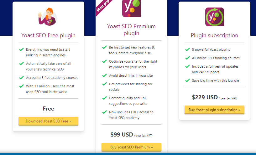 Yoast SEO 高級計劃 - 多合一 SEO 與 Yoast：哪個最好？