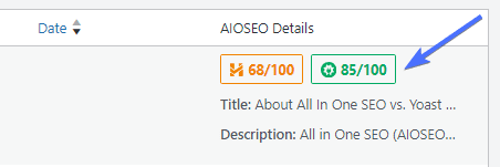 AIOSEO評分功能