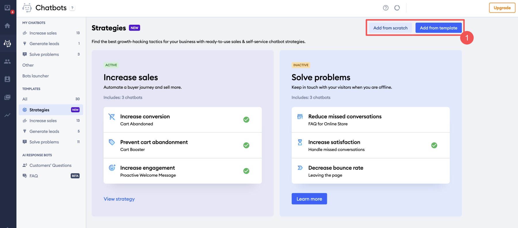 Stratejiyle Yeni Chatbot Oluşturun