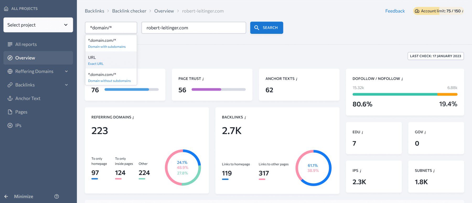 Panoramica sui backlink