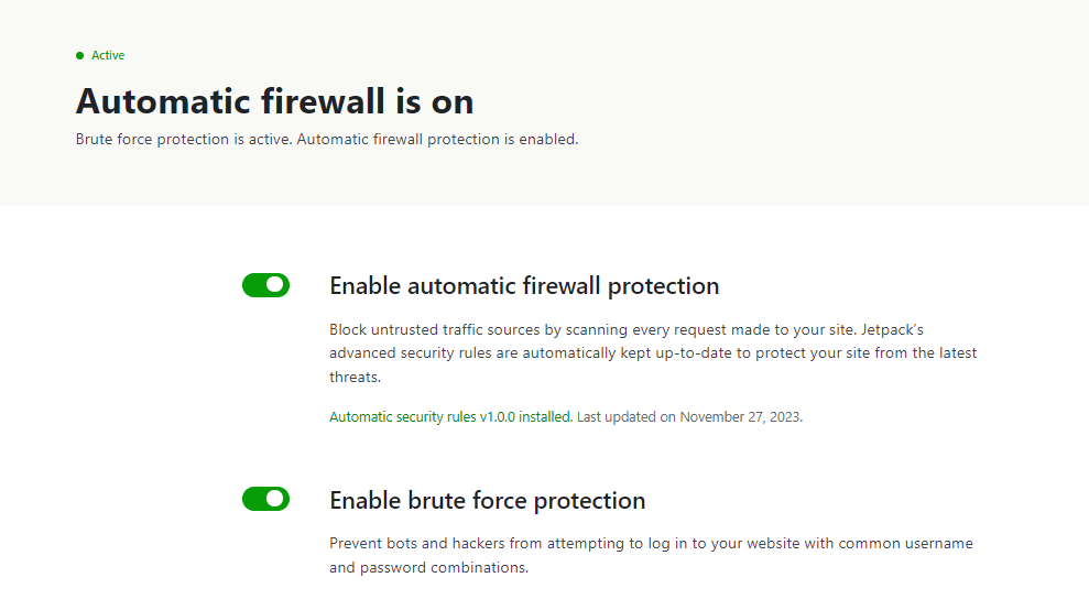 Jetpack Security è una soluzione tutto in uno per proteggere il tuo sito Web WordPress.