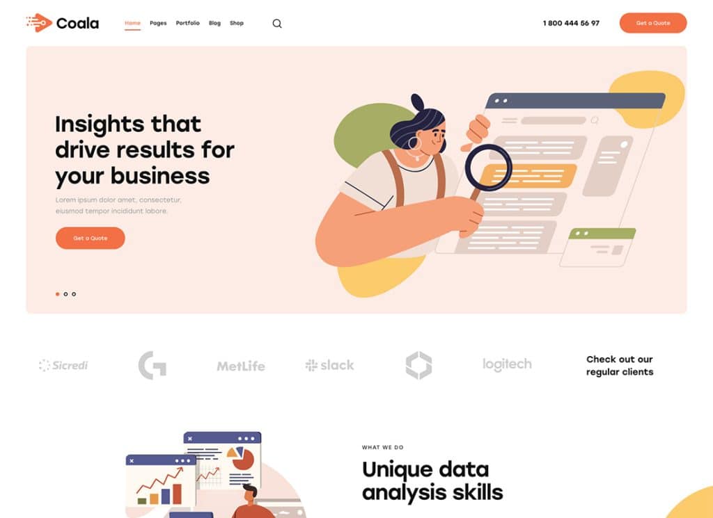 Coala - Tema de WordPress para SEO y marketing digital