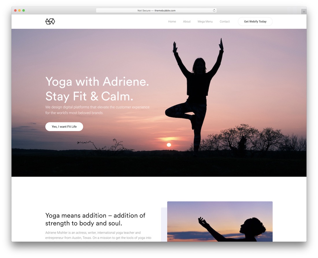 Webify WordPress-Sportthema