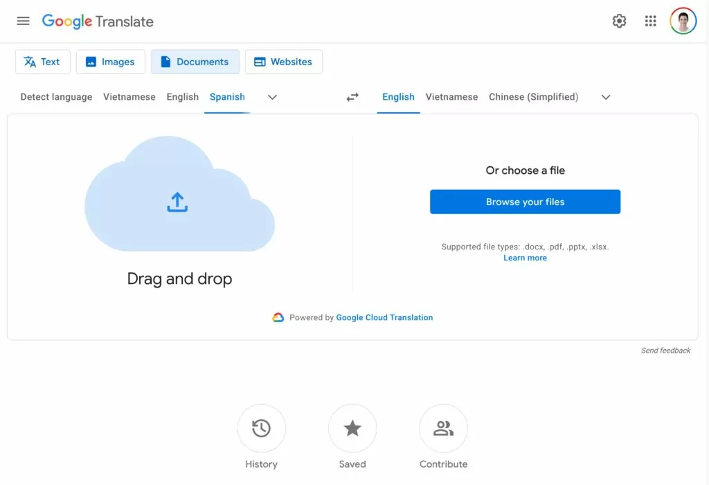 Google Translate สำหรับการแปลเอกสารทางธุรกิจ