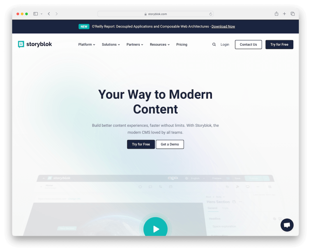 storyblok cms para aplicativos