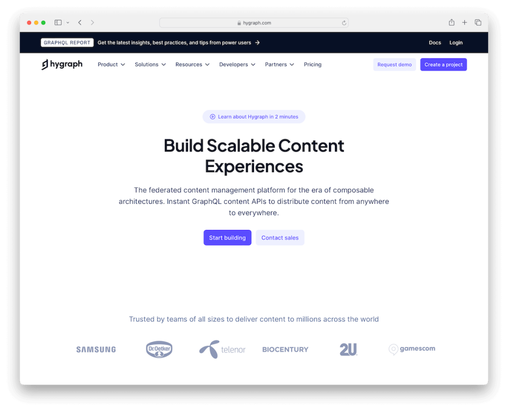 hygraph cms สำหรับแอป