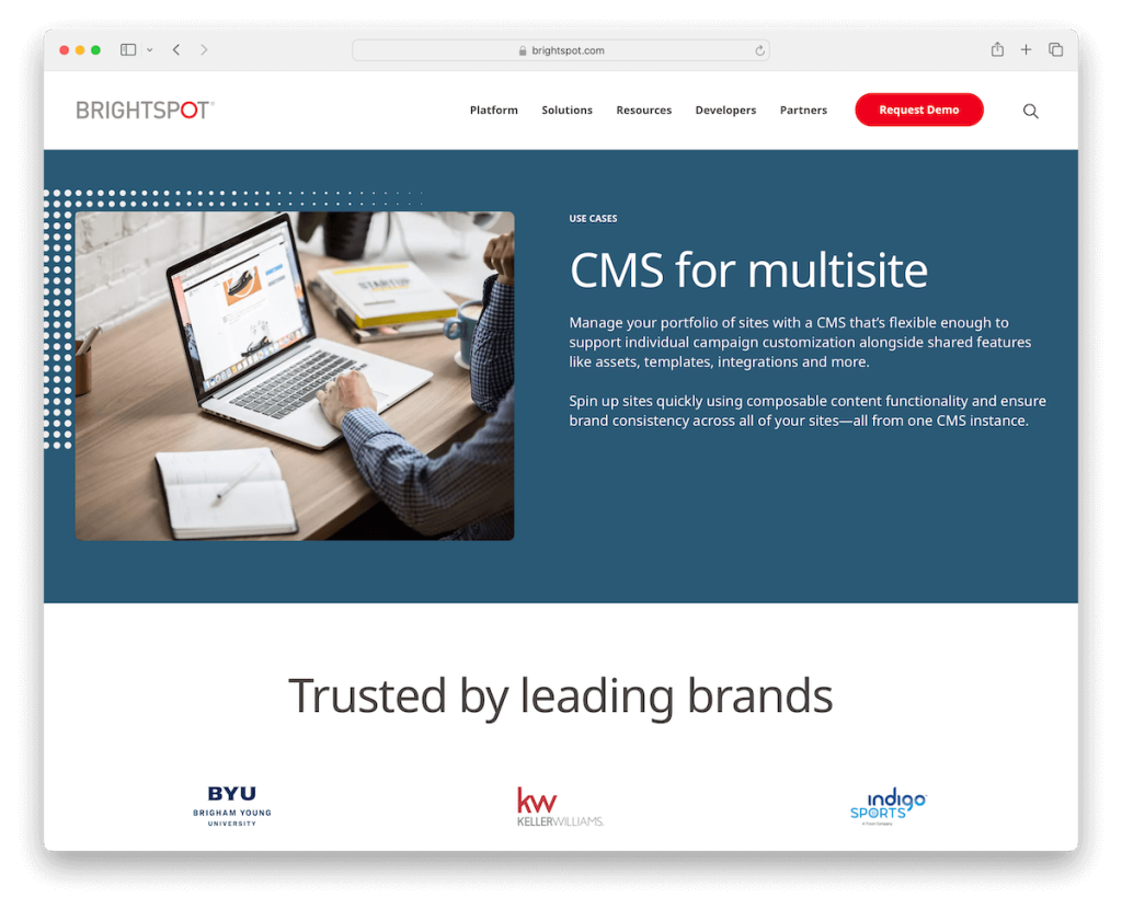 Brightspot Multisite CMS