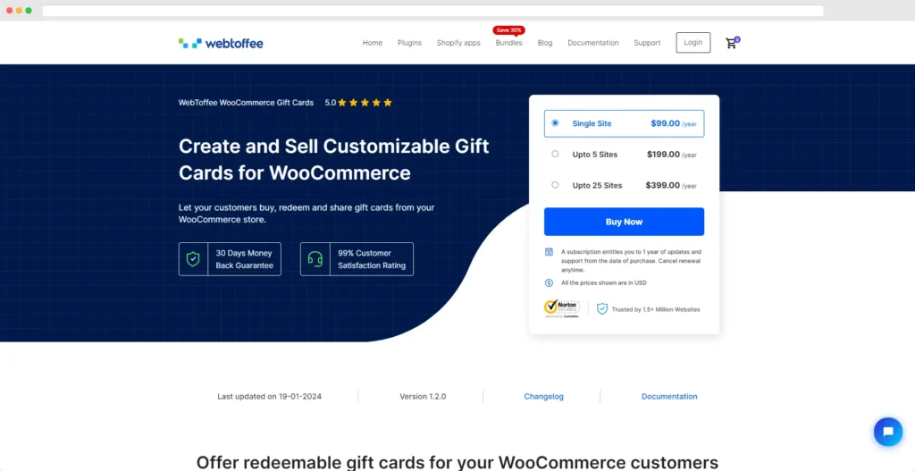 Card cadou WooCommerce