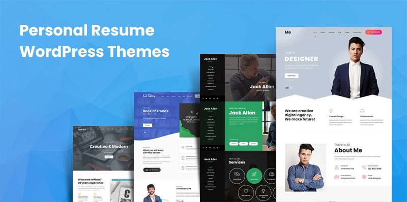 personal resume WordPress themes