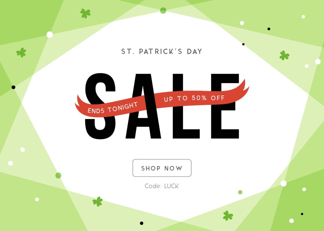 St. Patrick's Day social media promotion