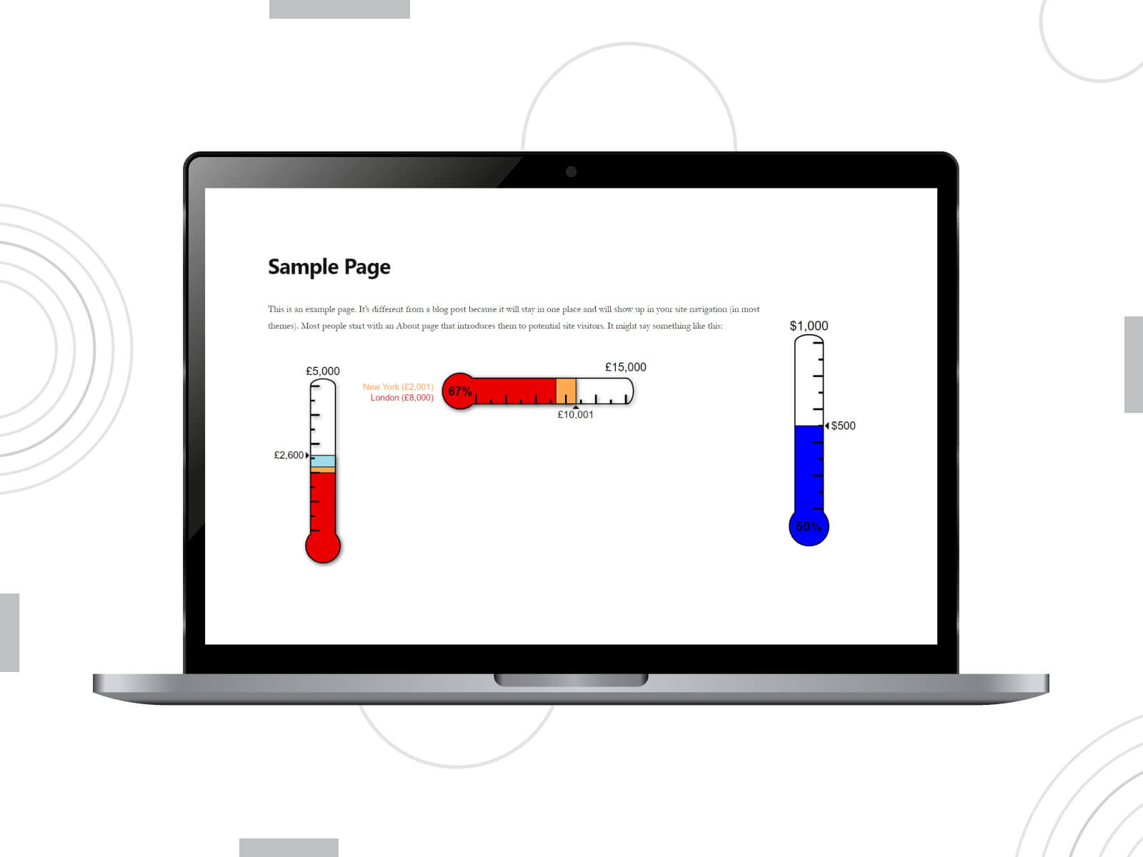 Donation Thermometer - 최고의 워드프레스 기부 플러그인 중 하나입니다.