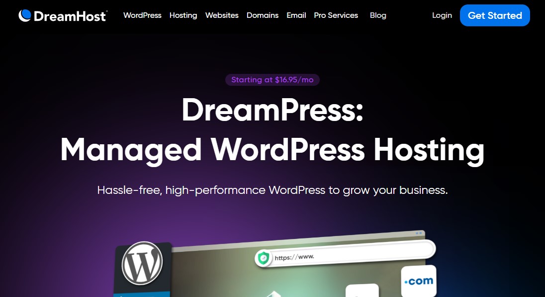 DreamPress – Verwaltetes WordPress-Hosting