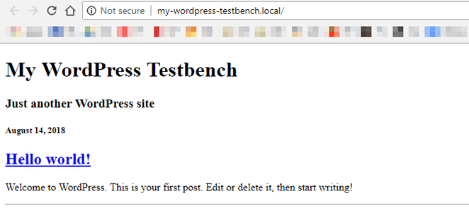 URL-Screenshot, Theme-Vorschau aktivieren