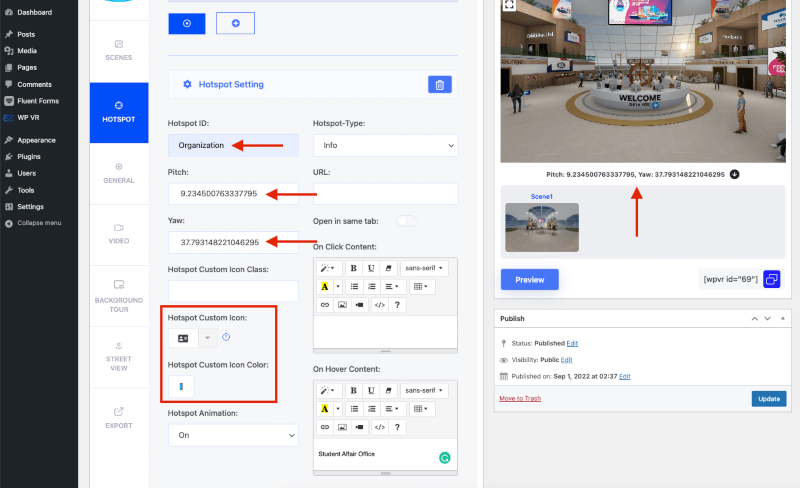 Tambahkan Hotspot di Tur Virtual