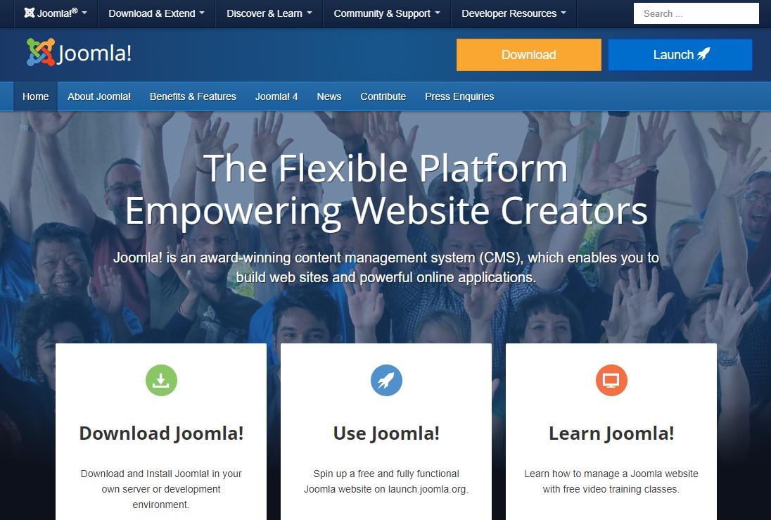 Joomla: ทางเลือก WordPress