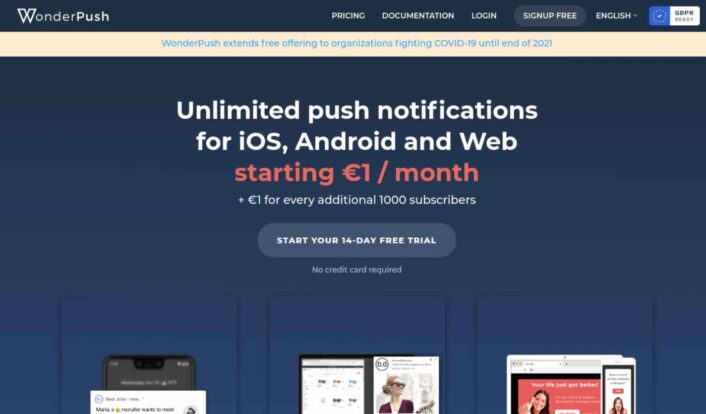 WonderPush как альтернатива push-уведомлениям PushOwl