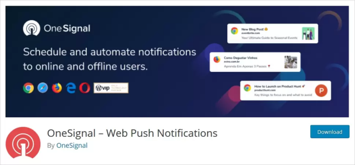 OneSignal como alternativa a la notificación push web PushOwl