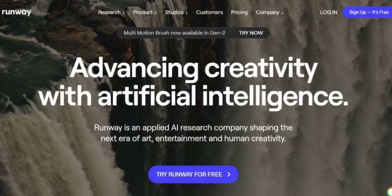 Runway Advancing creativity with artificial intelligence