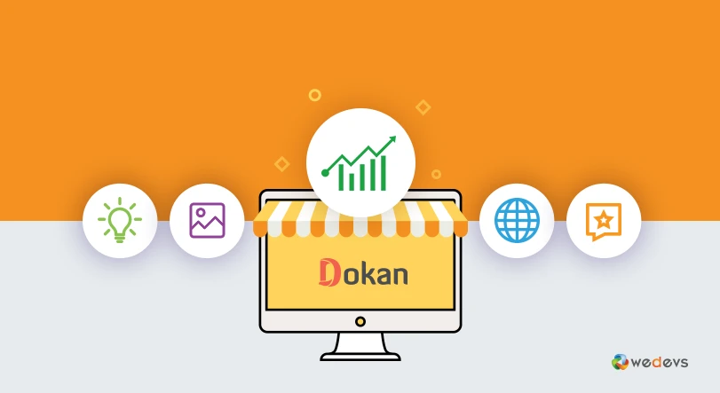 Ilustrasi untuk meningkatkan SEO Marketplace Anda dengan plugin Dokan Marketplace