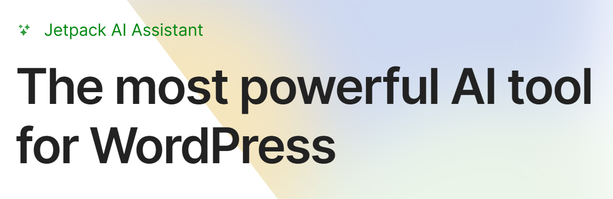 Hay muchas herramientas de escritura de IA increíbles que puede utilizar para escritura comercial y creativa, incluidas opciones conocidas como Jetpack AI Assistant.