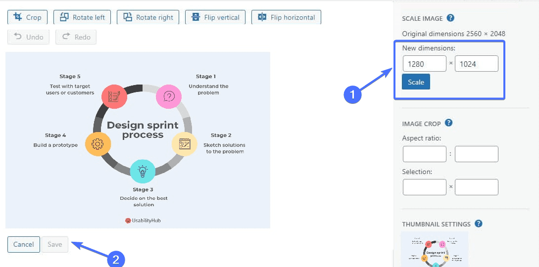 Sauvegarder les modifications