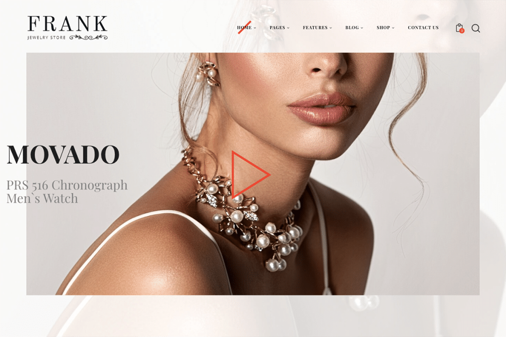 Frank Jewelry Store - Thème Bijoux et Montres