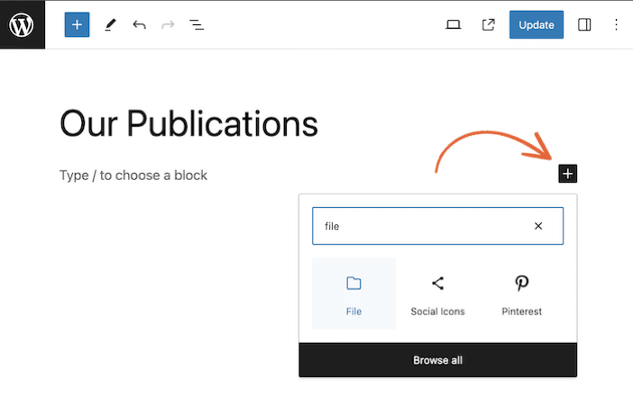 كيفية تضمين ملف PDF في ووردبريس في محرر الكتل