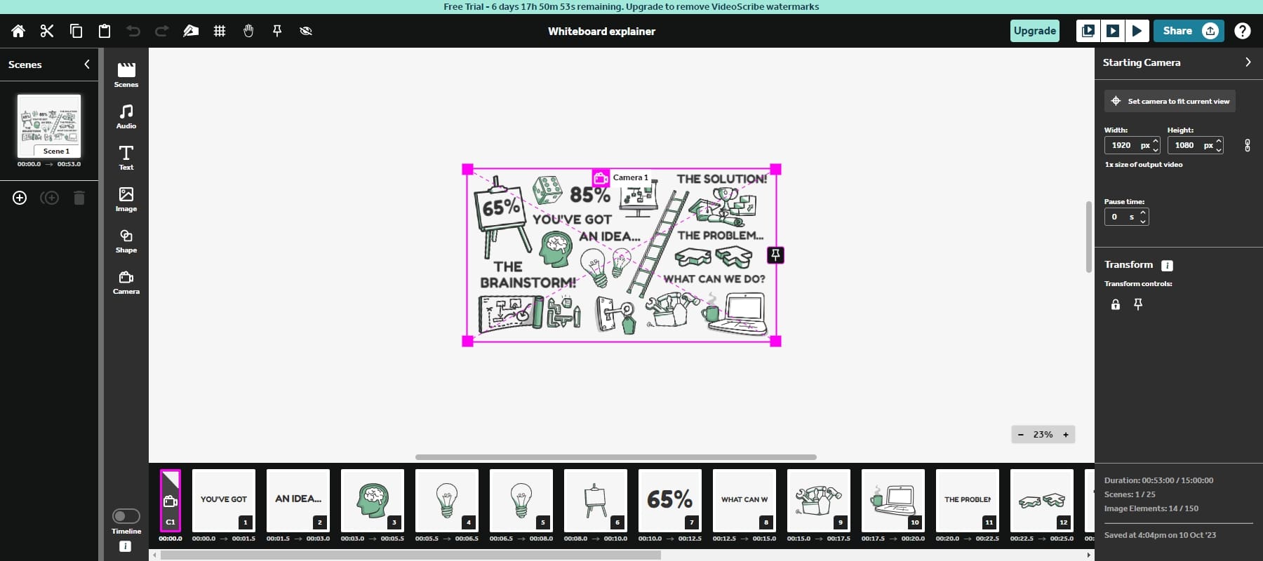 animazione bianca videoscribe