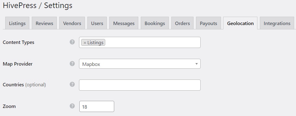 Configurando recurso de geolocalização.