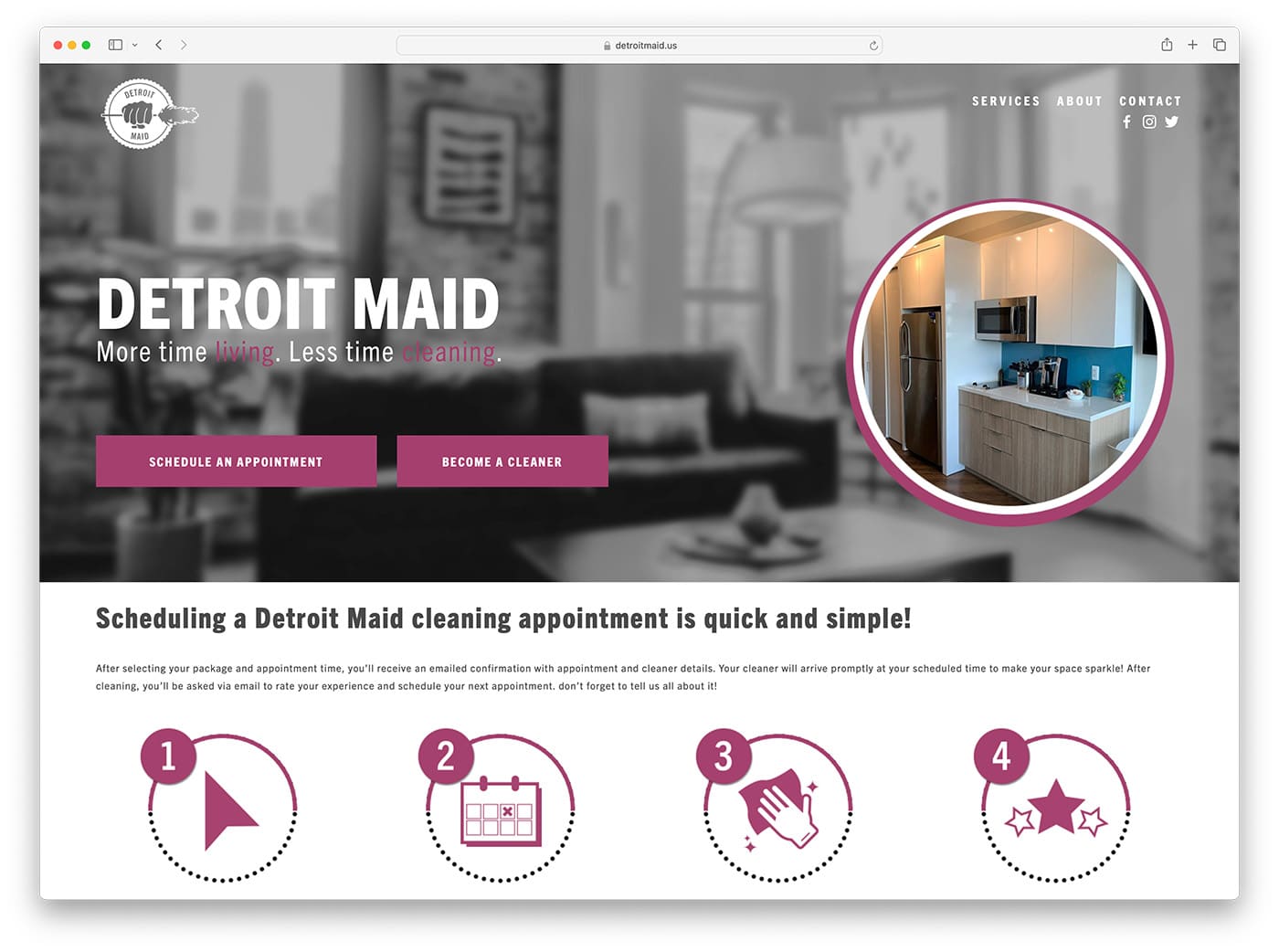 detroit maid - companie de curățenie din zona Detroit