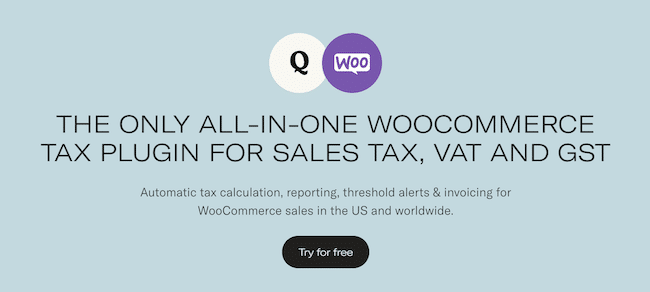 適用於 WooCommerce 商店的 Quaderno 稅務插件