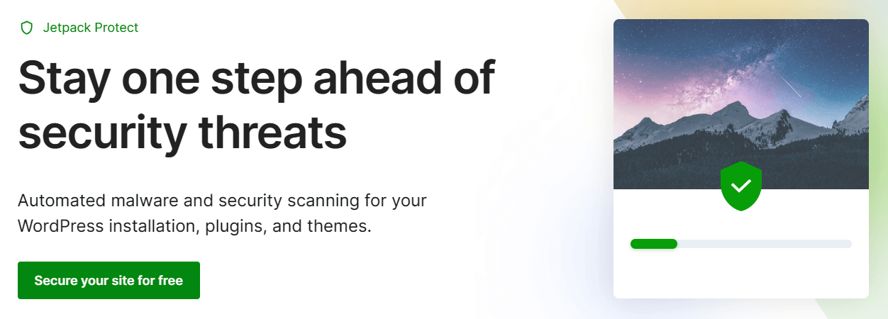 Jetpack Protect ist ein kostenloses Plugin des Jetpack-Teams.