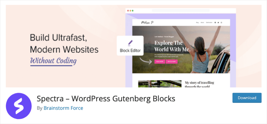 Blok Gutenberg WordPress Spectra Ultimate