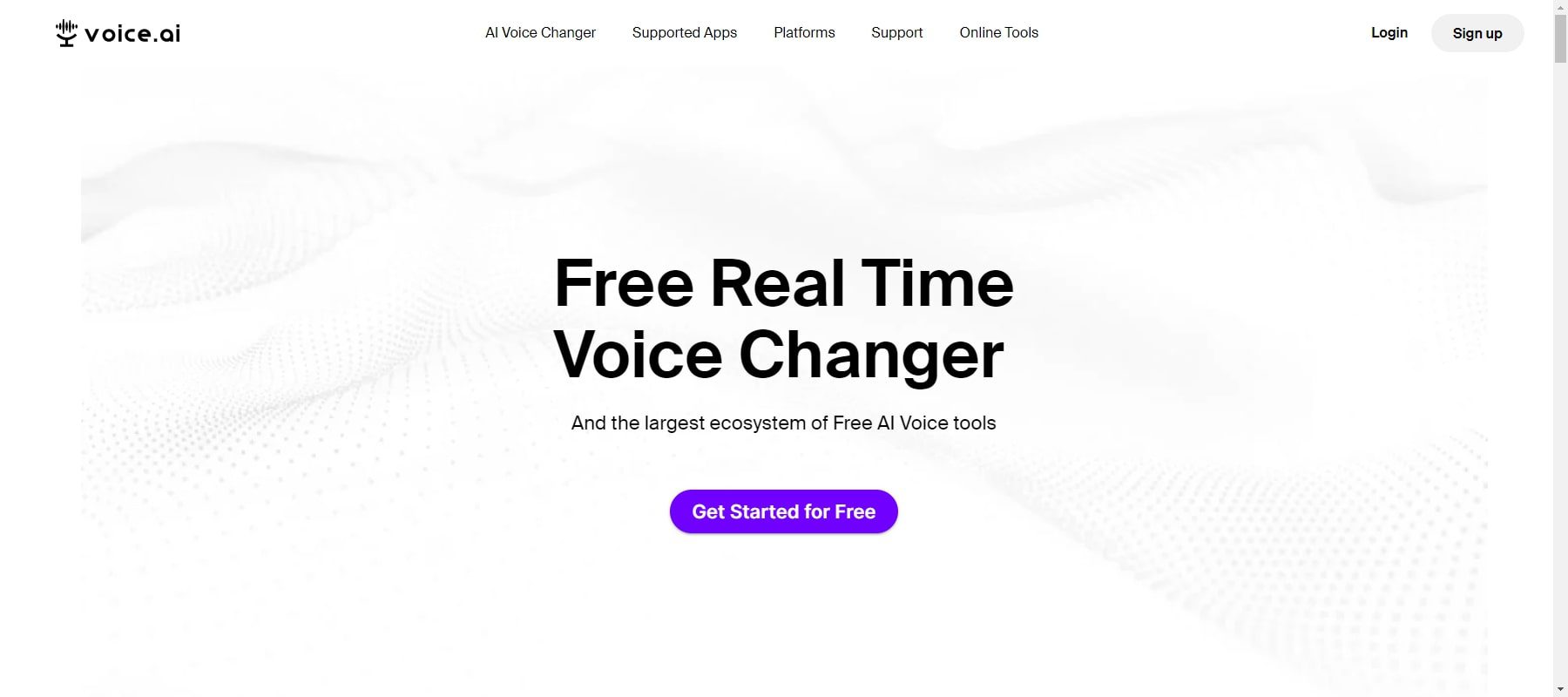 โปรแกรมเปลี่ยนเสียง voice.ai